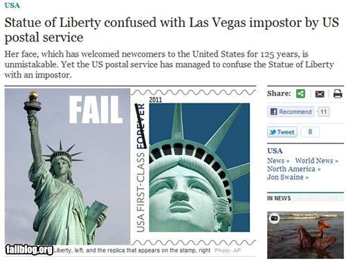 Probably Bad News: Statue of Liberty FAIL