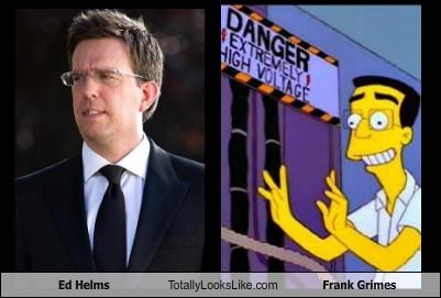 Ed Helms Totally Looks Like Frank Grimes