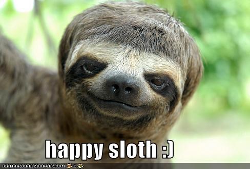 happy sloth :)