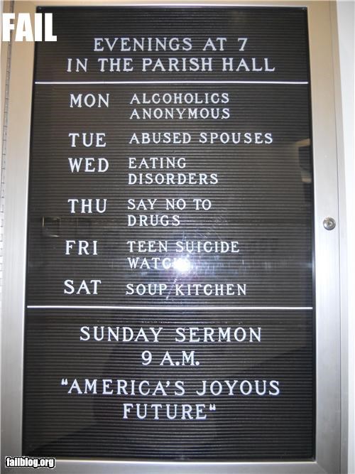 Church Curriculum Fail