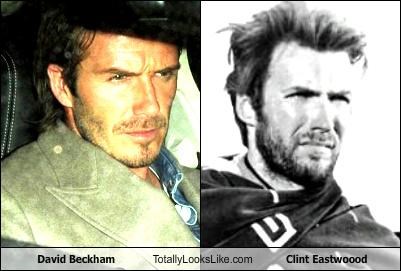 David Beckham Totally Looks Like Clint Eastwoood