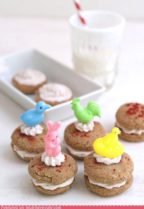 Epicute: Strawberry Cream Cheese Whoopie Pies
