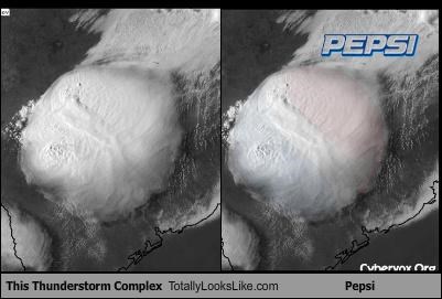This Thunderstorm Complex Totally Looks Like Pepsi