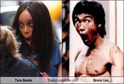 Tyra Banks Totally Looks Like Bruce Lee