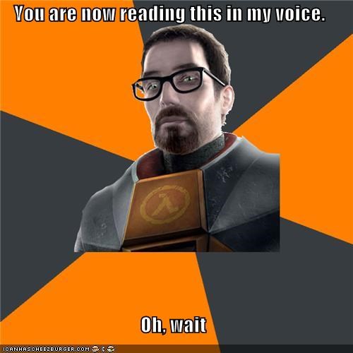Gordon Freeman Is No Morgan Freeman