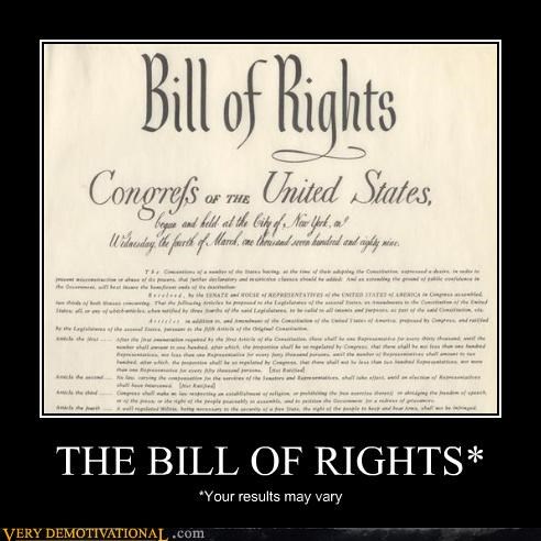 THE BILL OF RIGHTS*