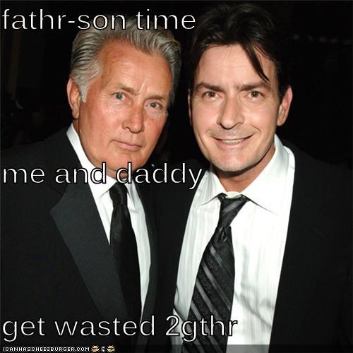 fathr-son time me and daddy get wasted 2gthr