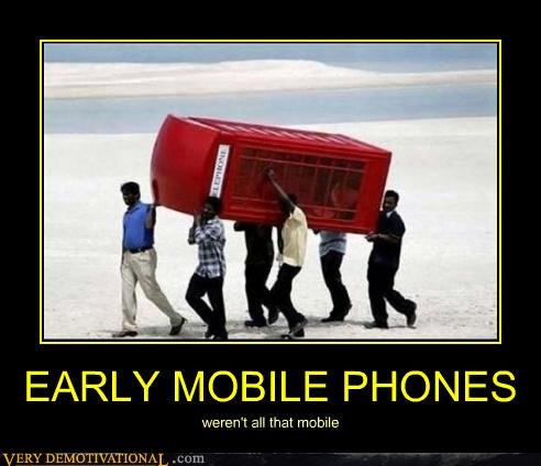 EARLY MOBILE PHONES