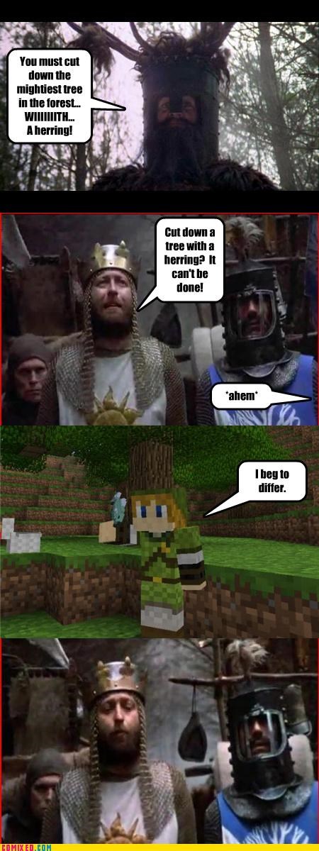 The Knights of Ni Love MineCraft