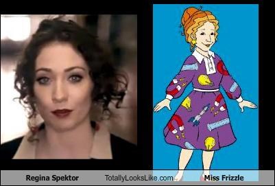 Regina Spektor Totally Looks Like Miss Frizzle