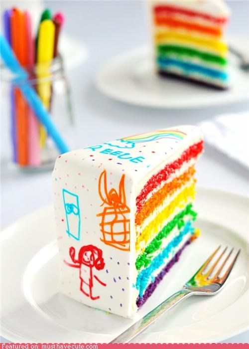 Epicute: Rainbow Kiddie Cake