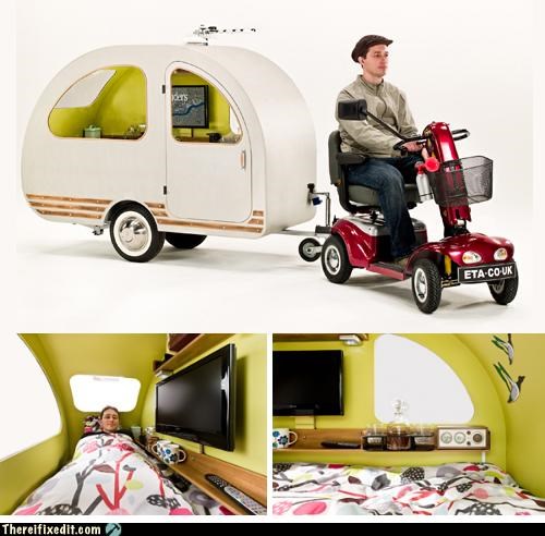 Not-A-Kludge: Scooter Powered Caravan