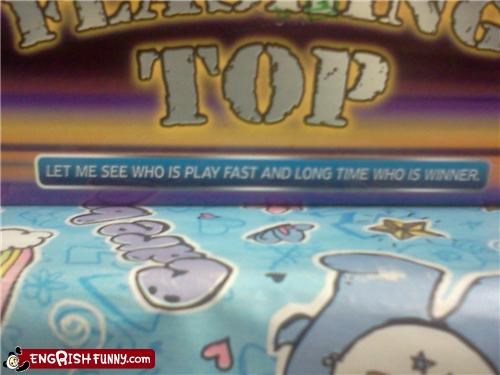 Me Play Fast Long Time