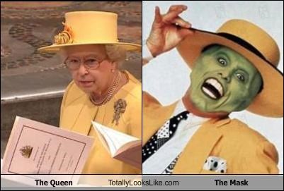 The Queen Totally Looks Like The Mask