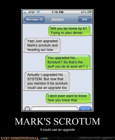 MARK'S SCR*TUM