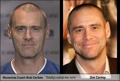 Mavericks Coach Rick Carlisle Totally Looks Like Jim Carrey