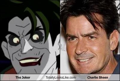 The Joker Totally Looks Like Charlie Sheen