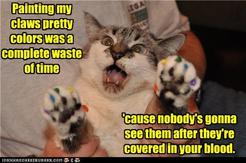 Painting my claws