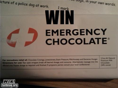 Emergency Chocolate WIN