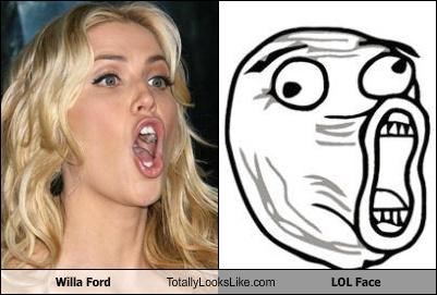 Willa Ford Totally Looks Like LOL Face