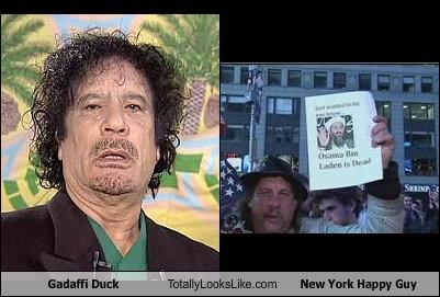 Gadaffi Duck Totally Looks Like New York Happy Guy