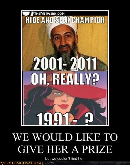 WE WOULD LIKE TO GIVE HER A PRIZE
