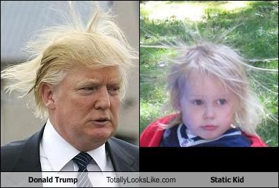 Donald Trump Totally Looks Like Static Kid