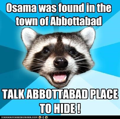 Lame Pun Coon: Tell Me Abbotta
