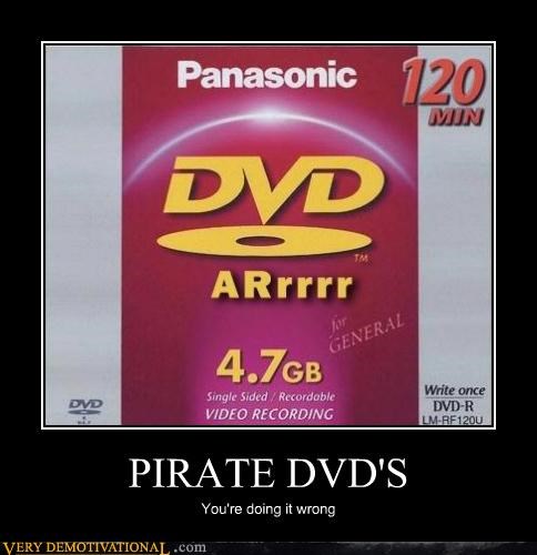 PIRATE DVD'S