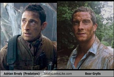 Adrian Brody ("Predators") Totally Looks Like Bear Grylls