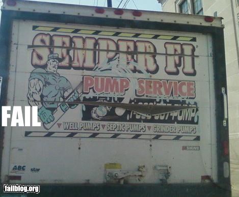 Things That Are Doing It: Pump Service FAIL