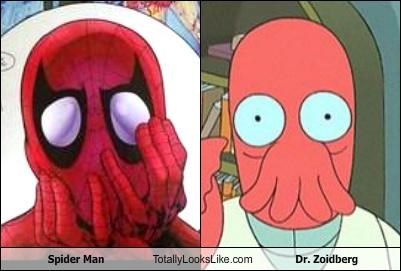 Spider Man Totally Looks Like Dr. Zoidberg