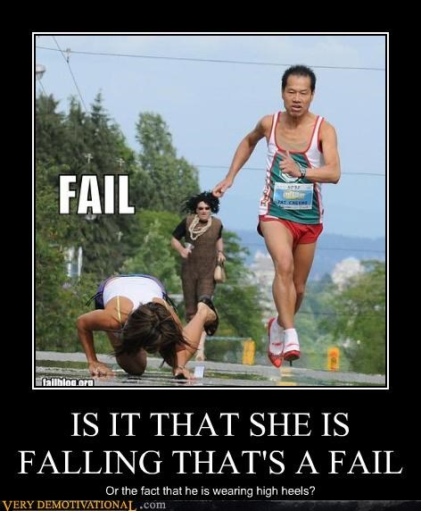 IS IT THAT SHE IS FALLING THAT'S A FAIL
