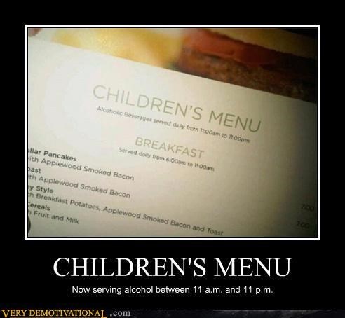 CHILDREN'S MENU