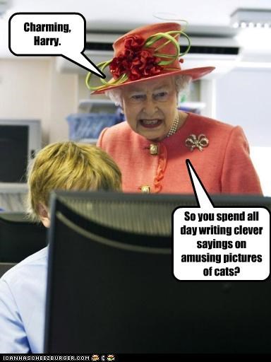 Charming, Harry.