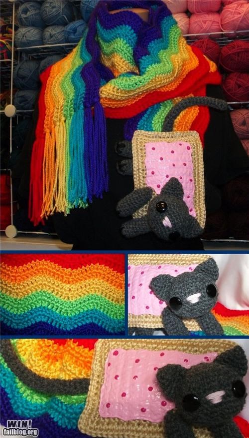 Nyan Cat Scarf WIN