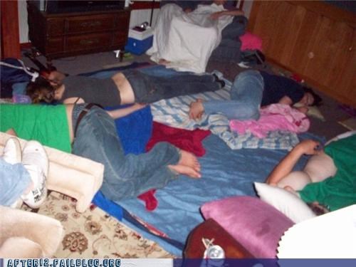 Unintentional Slumber Party!