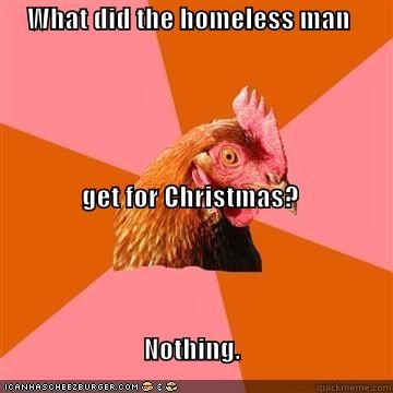 Anti-Joke Chicken: Regifting Is the Worst