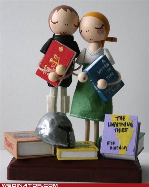 Cake Topper for Bookworms