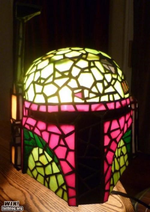 Boba Fett Tiffany Lamp WIN
