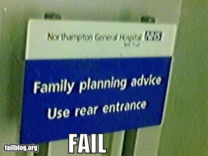 CLASSIC: Family Planning FAIL