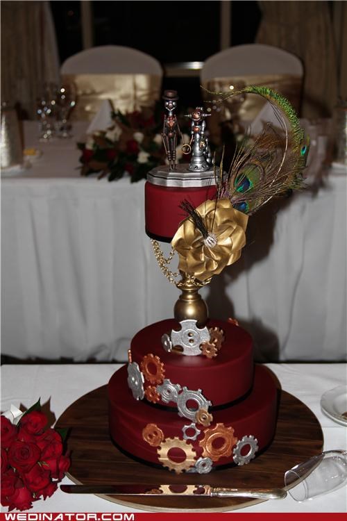 My steampunk wedding cake