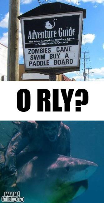 Zombies CAN Swim WIN