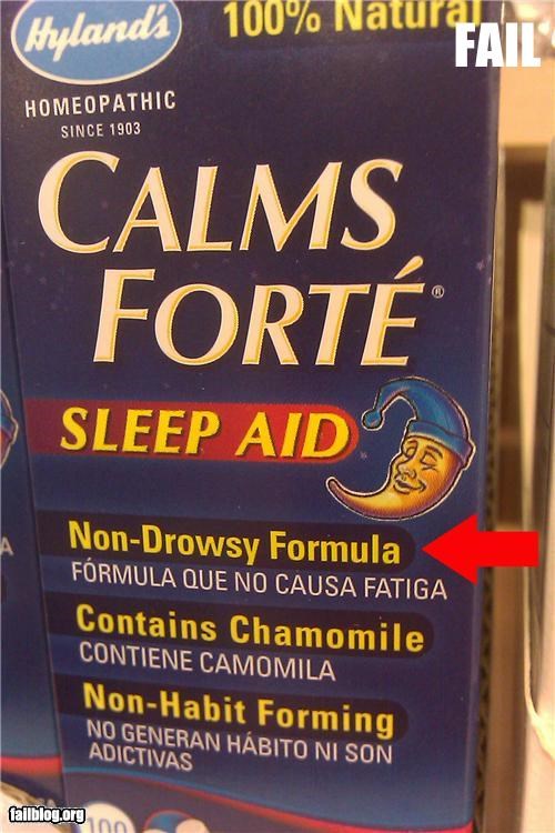Sleep Aid FAIL