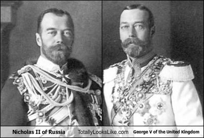 Nicholas II of Russia Totally Looks Like George V of the United Kingdom