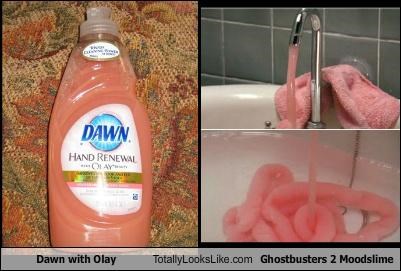 Dawn With Olay Totally Looks Like "Ghostbusters 2" Mood Slime
