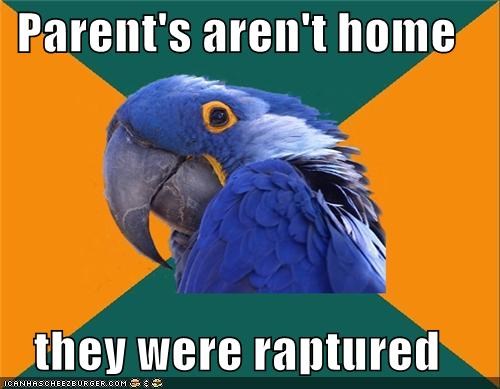 Paranoid Parrot: It Was Three Days Late!