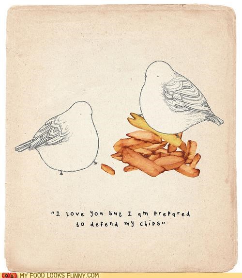 Love vs. Fries: Who Ya Got?