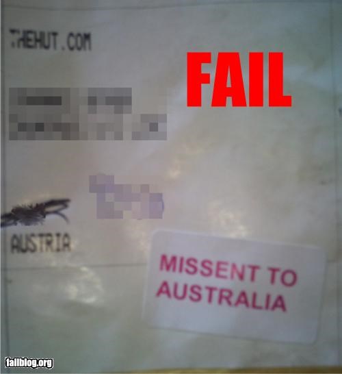 Letter Destination FAIL