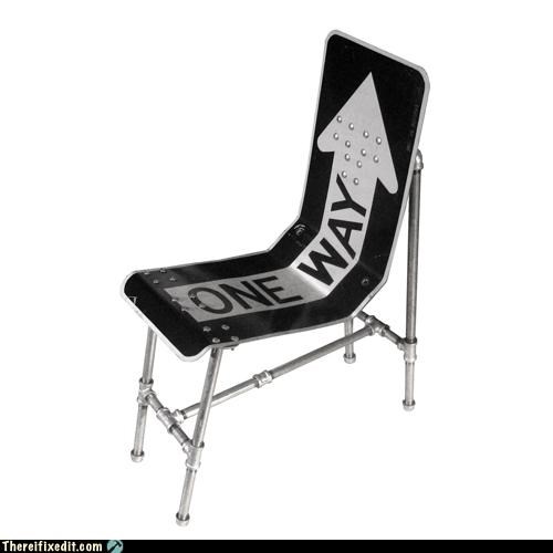 Road Sign Kludge: More Uncomfortably Fun Furniture!
